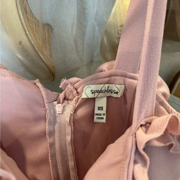 Pink Ruffle Mini Dress - Picture 3 of 3